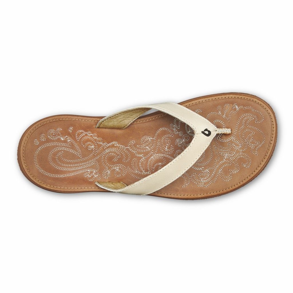 Olukai Women's Paniolo Flip Flop - Tapa / Sahara US059-718